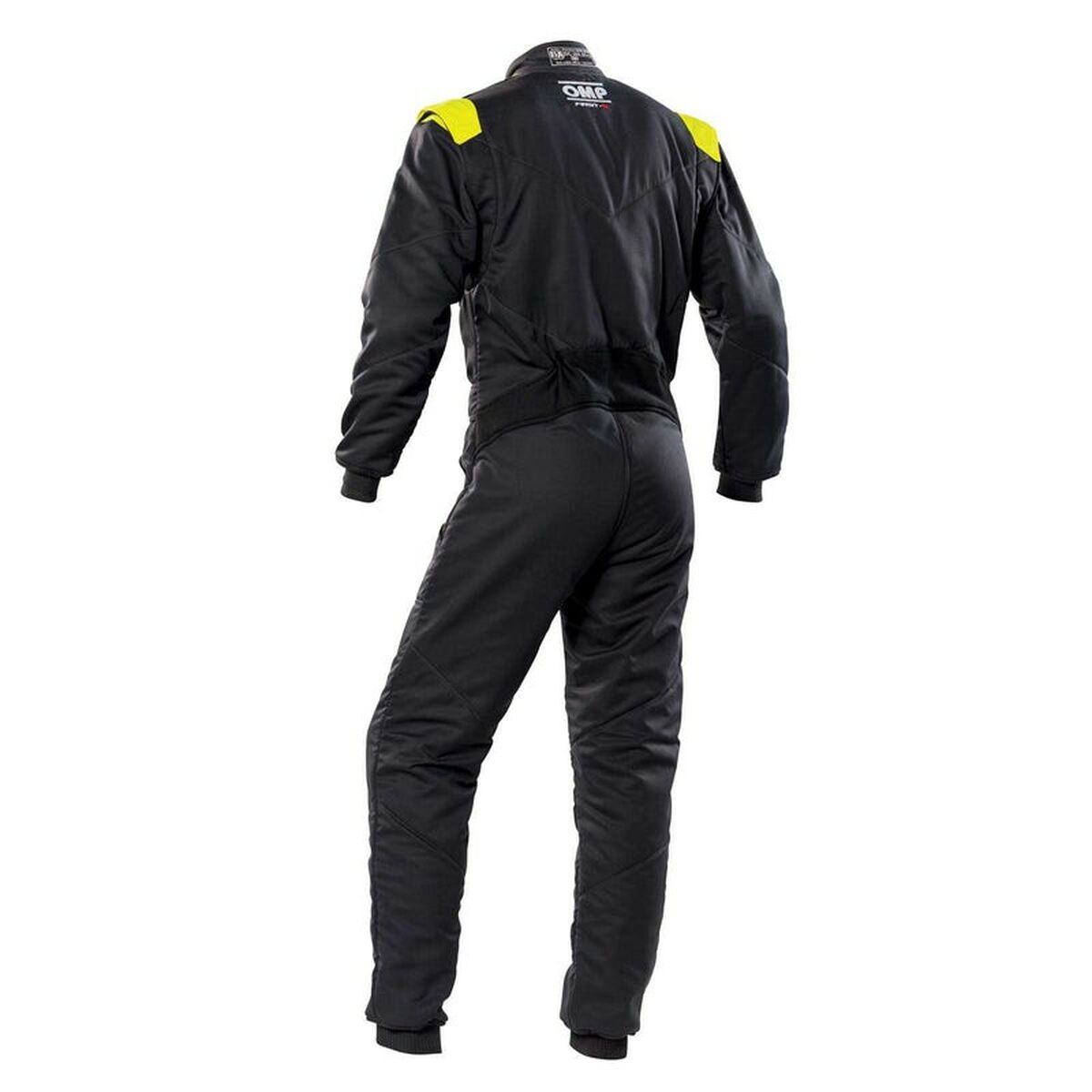 Race jumpsuit OMP FIRST-S Zwart/Geel 54